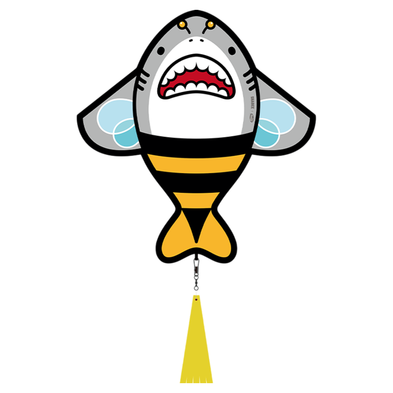 2026年新款网红卡通鲨鱼风筝鲨bee微风易飞儿童手持大人专用高档