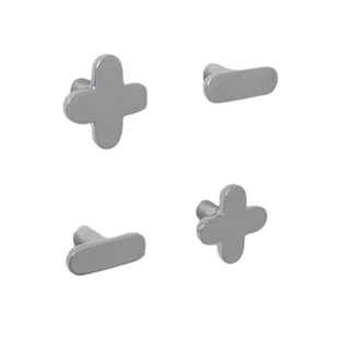 设计感镀铬银色加减创意拉手北欧简约橱柜鞋柜抽屉把手橱柜门拉手