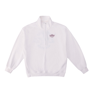 Converse匡威马年起飞新年款男女翻领半拉链套头卫衣 UCJ392-W2Y