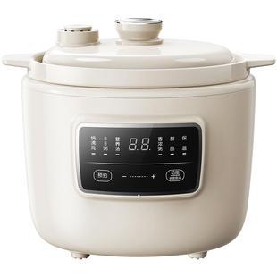 小熊微压电炖锅家用多功能全自动智能煲汤辅食锅快炖煮粥陶瓷新款
