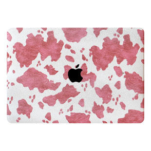 新款奶牛纹理贴皮保护壳适用苹果笔记本电脑保护套皮壳air15pro16air13.6防刮耐磨M5M2M3M4M1macbook14寸