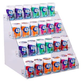 口香糖饮料置物架亚克力展示架超市小食品货架香烟槟榔零食收纳架