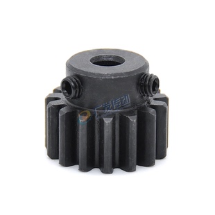 正齿轮1.5模18齿 1.5M18T 凸台齿轮 成品内孔5-12 淬火 齿厚12/15