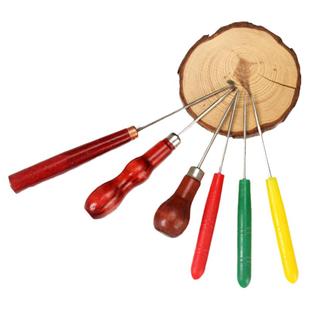 锥子工具打孔上鞋底针锥子钢补鞋钩针修鞋装订皮革打孔千枚通尖头