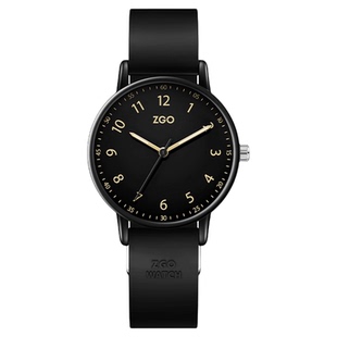 正港考试手表女款学生初高中专用静音只看时间防水石英指针表男生