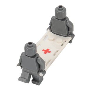第三方MOC配件 93140 人仔医护担架军事装备医院拼装玩具