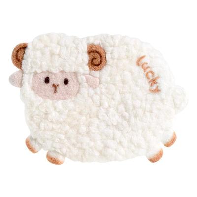 羊毛毡戳戳乐diy动物杯垫材料包