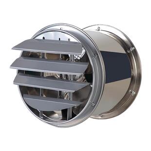 圆筒排气扇不锈钢单边嵌入式高速抽风机厨房强力油烟机工业换气扇