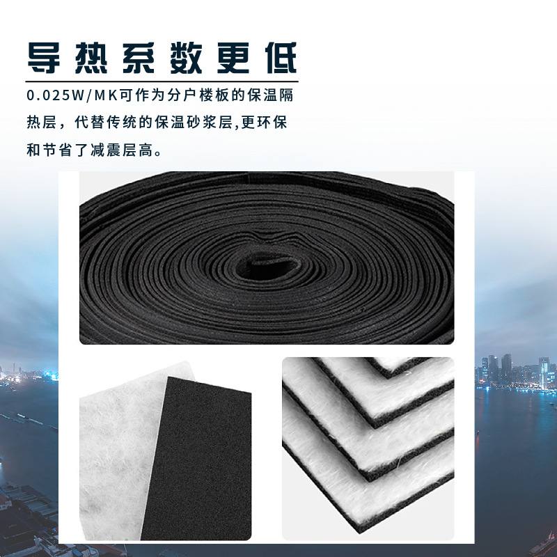 厚硬泡聚氨酯 复合电子交联聚乙烯保温隔音减震垫浮筑楼板减震