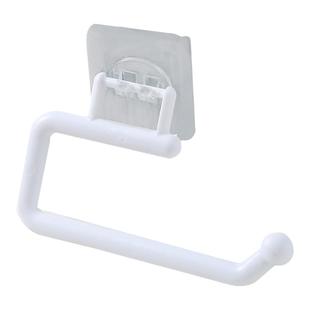 免打孔厨房专用纸巾架卷纸架挂架保鲜膜收纳架卫生纸挂钩抹布支架