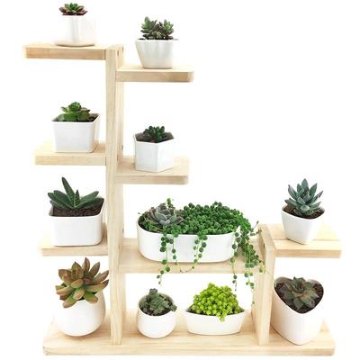 多肉花架实木多层小架子省空间