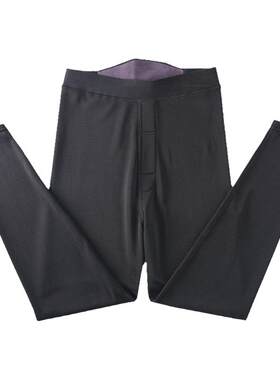 冬季男士光滑面加厚保暖裤薄棉裤