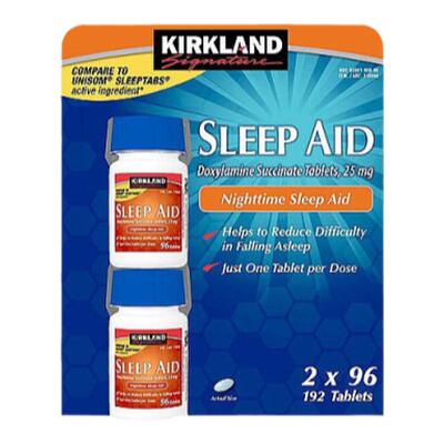 美国直邮kirkland科克兰睡眠片柯克兰睡眠宁非褪黑素安瓶助睡好眠