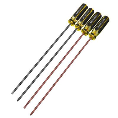 加长十字螺丝刀缝纫机专用一字型起子超硬带强磁改锥合金头工业级