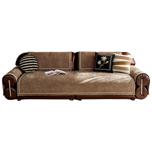 2026新款轻奢沙发盖垫高级感防滑坐垫四季通用直排沙发盖布