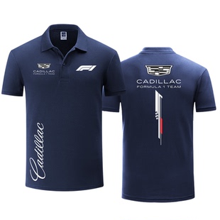 Cadillac凯迪拉克F1车队2026赛季新款短袖POLO衫夏男T恤百搭休闲