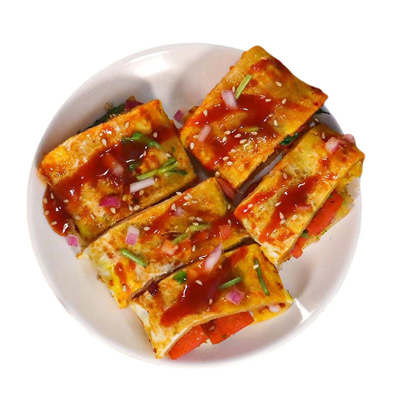 东北烤冷面送酱料刷子