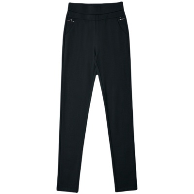 2025新款高腰直筒弹力妈妈裤