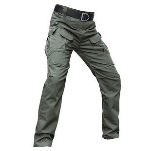 执政官X8户外战术裤男春秋季防水多口袋修身耐磨作训裤工装长裤子