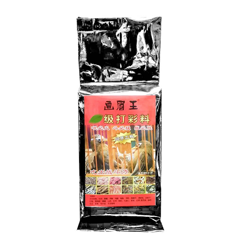 画眉王 秘制手工画眉鸟食画眉鸟饲料提性壮膘 打彩斗鸟料唱鸟500g