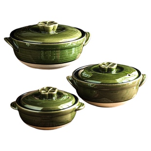 绿色砂锅家用2025新款陶土砂锅煲陶瓷锅煲仔饭专用锅明火汤锅煲汤