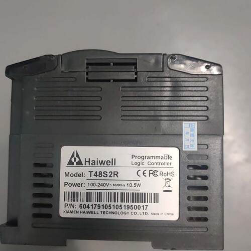 T48S2R  海为plc  实图，成色较新，内有I/O测试