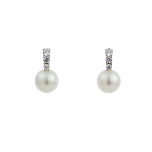 「是心动啊」施家珍珠气质耳环蚊香盘耳夹无耳洞精致耳钉小众耳饰