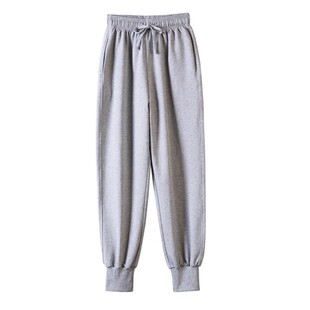 黑色运动裤女裤春秋2026新款爆款束脚裤哈伦小个子秋冬休闲卫裤女