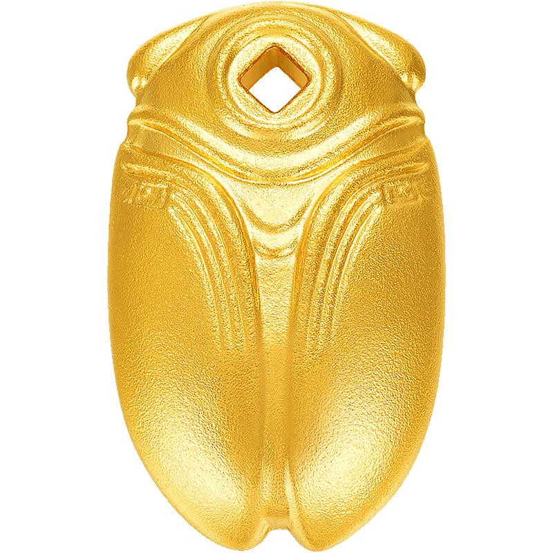 蜜金珠宝 黄金金条足金古法蝉币投资金HGT032计件