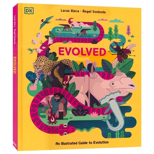 DK Evolved An Illustrated Guide to Evolution 图解物种进化指南 7岁+ 少儿动物百科 林奈分类 精装全彩插图 英文原版进口图书