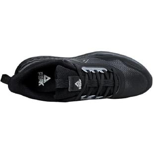 匹克跑步鞋男鞋秋冬季男士透气休闲跑鞋减震轻便黑色皮面运动鞋