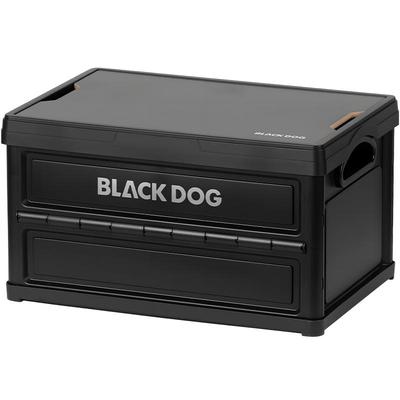 黑狗户外露营折叠收纳箱