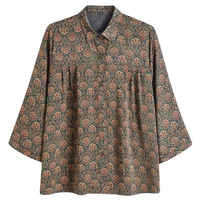 200斤中老年人女装夏衬衫胖妈妈