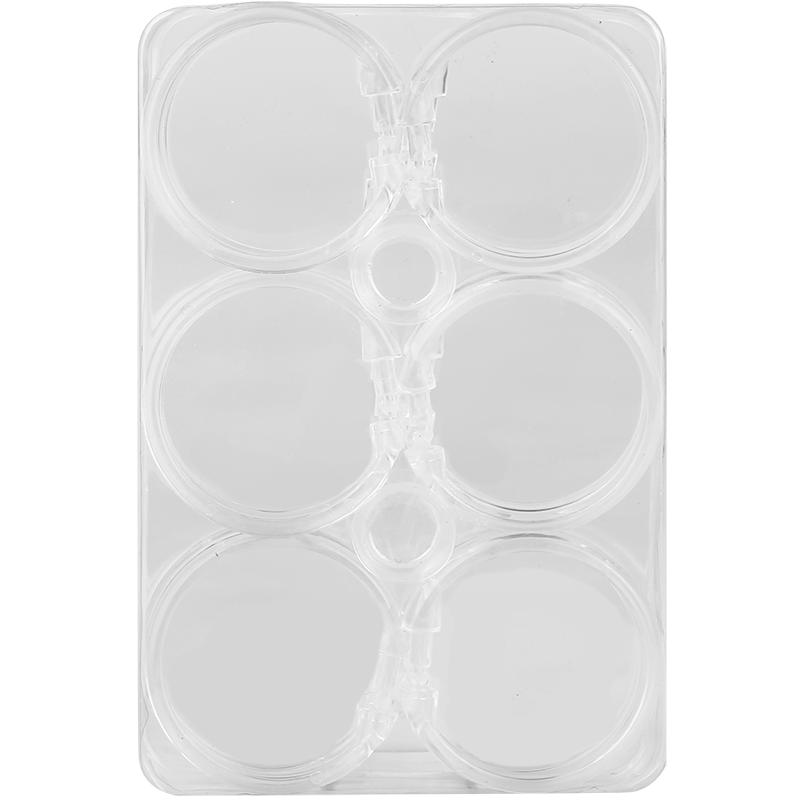 Janeouya/简欧雅透明塑料浴帘环挂钩加大号圆形活扣窗帘环12个/组