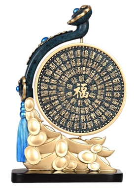 新中式客厅装饰摆件轻奢招财百福