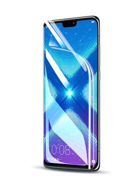 云曼丰适用荣耀8x手机膜华为8xmax钢化水凝膜honor8x全屏x8防蓝光max八x屏保8ⅹ保护8xma软Ⅹ8高清jsn一al00a