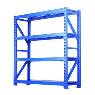 万昌货架仓库仓储货架加厚中型重型家用储物架工厂仓库定制铁架