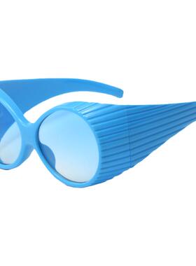 遮阳圆赛博朋克男女造型墨镜