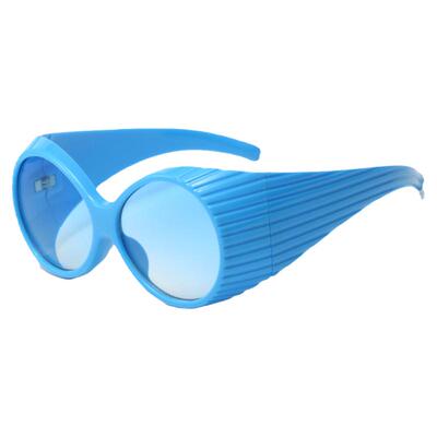 遮阳圆赛博朋克男女造型墨镜