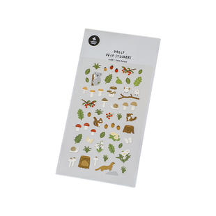 韩国贴纸suatelier 可爱小森林手帐装饰贴画ins风高颜值手账素材