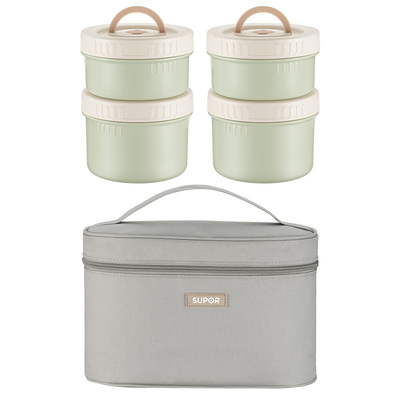 苏泊尔陶瓷多层上班族可微波餐盒