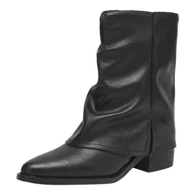 达芙妮美拉德棕色西部牛仔靴