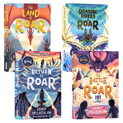 现货 咆哮之地5册 英文原版小说 The Land of Roar 重返咆哮之地咆哮之战龙骑士 青少年英语阅读奇幻故事书 Jenny McLachlan