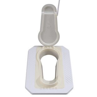 农村厕所蹲坑神器旱厕改造塑料蹲便器免冲水旱两用大口径便池配件