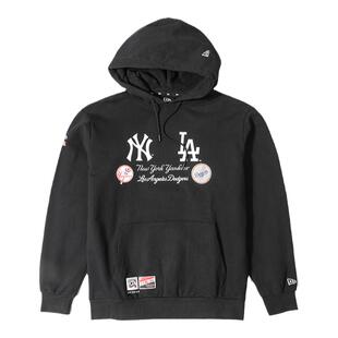 NewEra纽亦华男女同款MLB系列运动毛圈里连帽潮套头卫衣13334790
