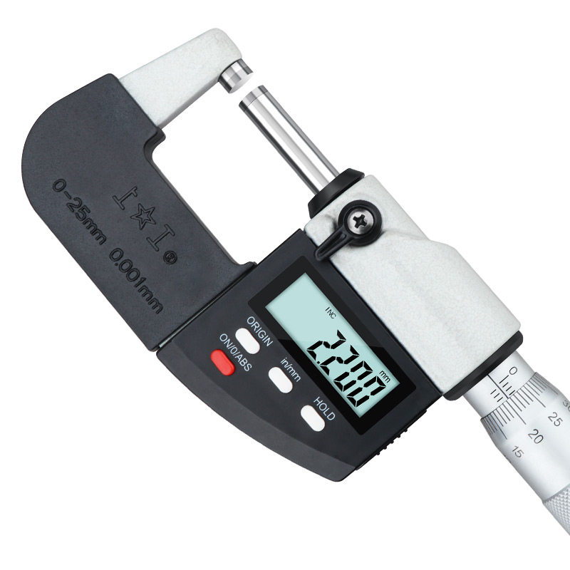 上工电子数显外径千分尺0-25-50-75-100高精度0.001测微器正品