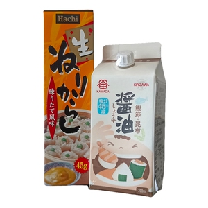 日本哈奇黄芥末酱纳豆镰田酱油