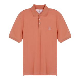 BC BRUNELLO CUCINELLI 26春夏男士提花Logo纯棉短袖Polo衫301574