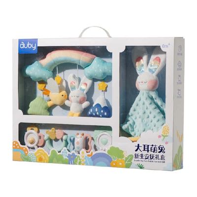 澳贝安抚摇铃牙胶玩具