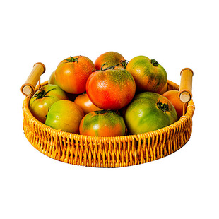 顺丰包邮东北铁皮柿子自然成熟草莓西红柿水果酸甜自家种生吃番茄